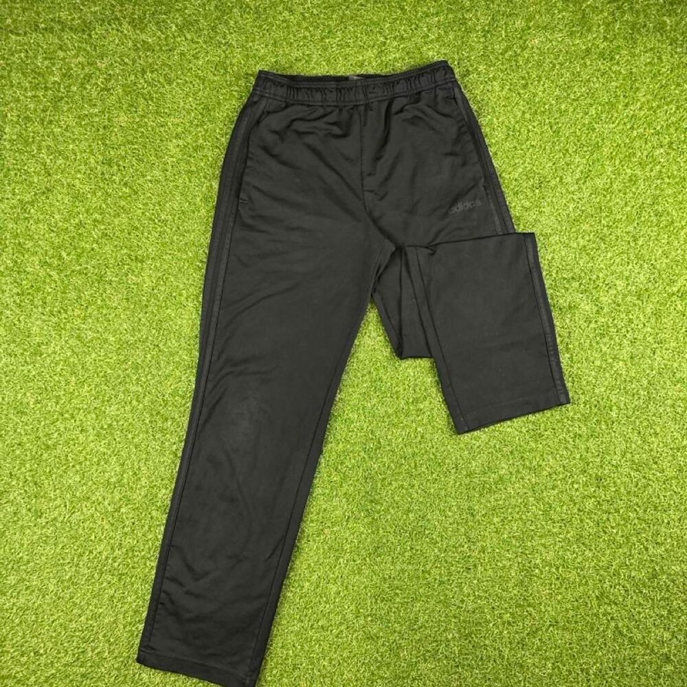 Adidas Men's Black and Grey Joggers-tracksuits